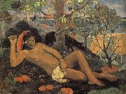 Paul Gauguin Woman with Mango oil painting reproduction